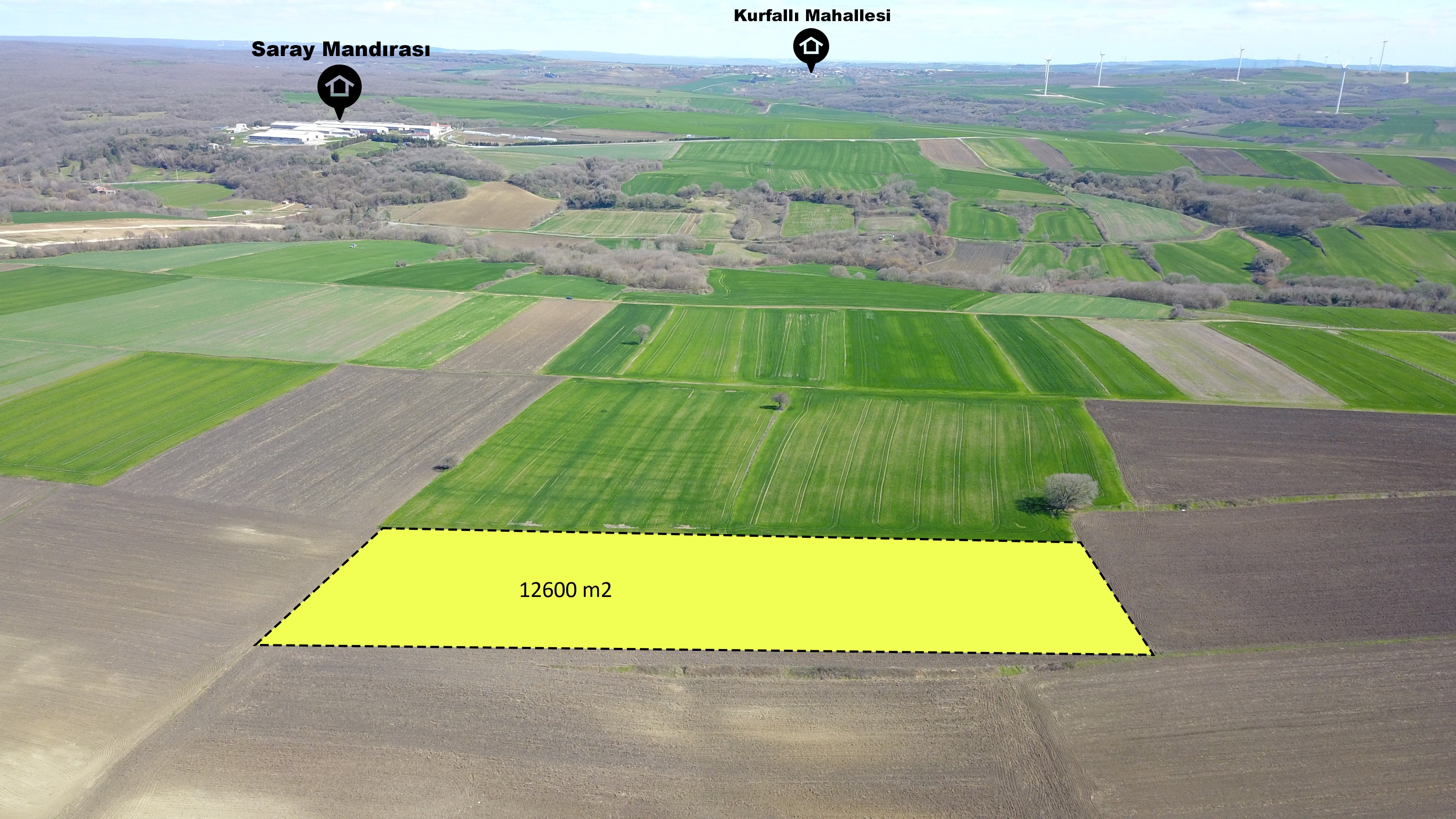 Silivri BUYUKSİNEKLİDE 12600 M2 tarla